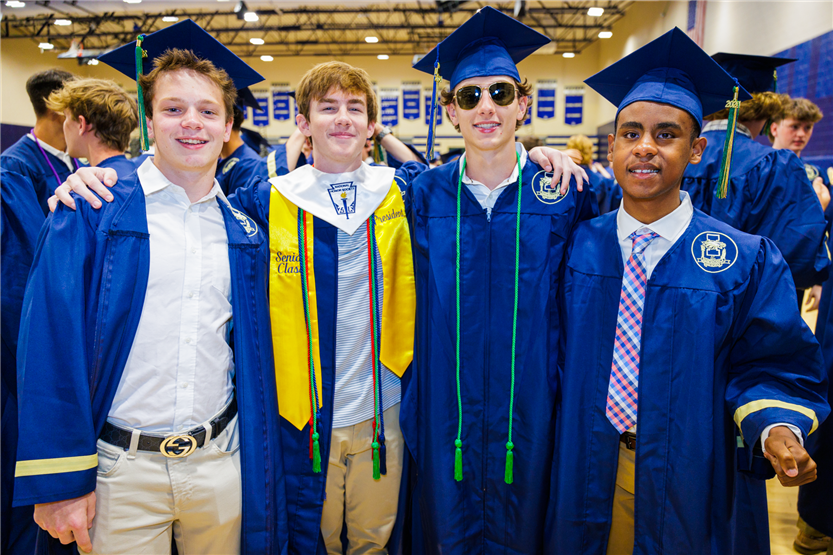 Students celebrate graduating